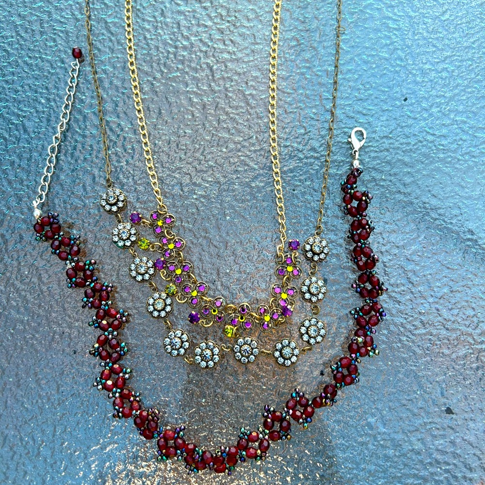 Three Victorianiam Style Necklaces